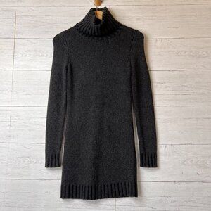 Theory Sweater Womens SZ P/TP Gray Yahir Fine Haven Turtleneck Wool & Cashmere